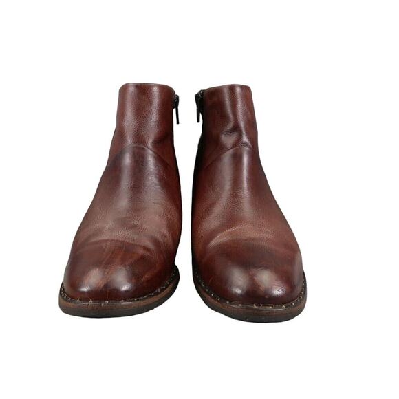 Paul Green Shoes Womens 7.5 Booties Stella Stacked Heel Fashion Leather Classic - Picture 2 of 16